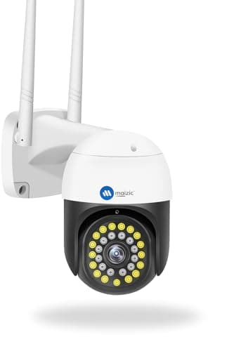 Maizic Smarthome 5MP 36IRS UHD WiFi Outdoor CCTV Camera for Home with Color Night Vision, Motion Tracking, Two Way Talk and Multi Users View, 2 Years Warranty