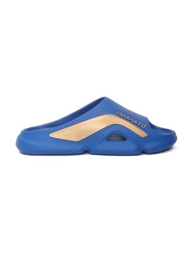 Impakto Men EVA Flip Flops | Lightweight, Soft & Comfortable Slippers | Wide Toe Box, Airflow Ventilated Design, Anti-Skid & Water-Resistant, Indoor & Outdoor Chappal | Everyday Essentials