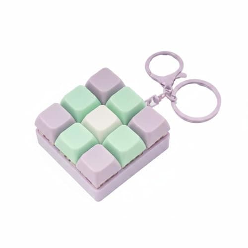 Ojiva® Click Sound Mechanical Keyboard Fidget Keychain Multi-Functional Switch Tester Keychain Portable Keyboard Switch Tester for Office, Travel, 002|Toys & Hobbies|Educational