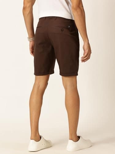 Thomas Scott Men 100% Cotton Smart Chino Shorts (TSS038_Coffee, 38) 4