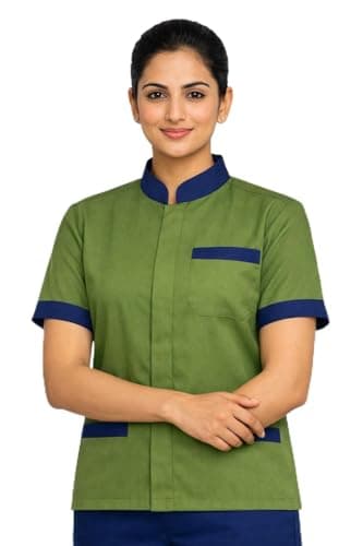 Samefit Women Housekeeping Uniform Set – Stylish Shirt & Trouser Combo, Comfortable & Durable Workwear for Hotel, Cleaning Staff & Hospitality (44)