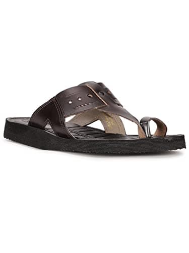 Bata FEATHERLITE E Men's Toe-Ring Sandal - RED 8 UK (8765307)