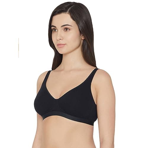 Wacoal Women’s Basics Essentials|Non-Padded|Non-Wired|Full Cup|Everyday Wear|Cotton Blend|T-Shirt Bra Black (38B) 3