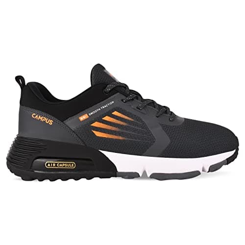 Campus Men's Tormentor F.Gry/BLK Running Shoes - 9UK/India 6G-852 2