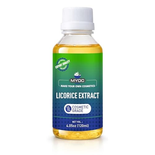 MYOC Licorice Extract (Mulethi) for DIY skincare - 120 ml — cosmetic grade brightening botanical active for serum, face wash and toner formulations
