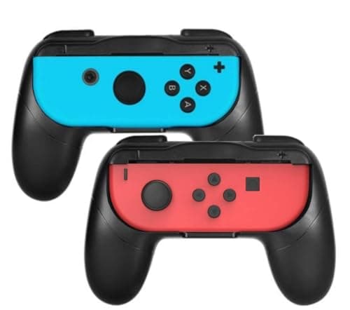 OIVO INDIA X DOBE Nintendo Switch More Comfortable Joy-Con Controller Grips For Nintendo Switch TWIN PACK of BLACK