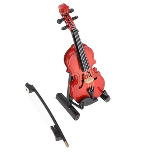 CLUB BOLLYWOOD®Mini Violin Collectible Musical Instrument Model for Photography Props|Toys & Hobbies | Educational | Music & Art|1 Mini Violin 3