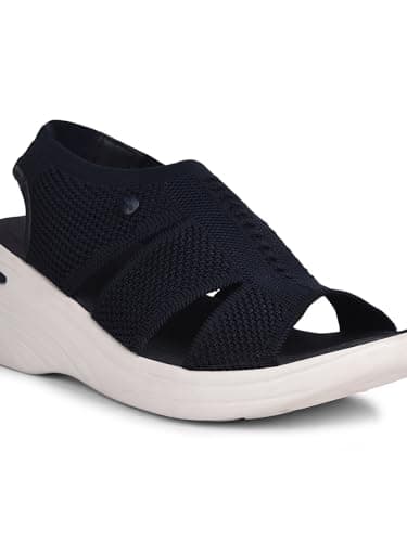 Bata Women's BG-3 SANDAL Navy Heels - 5 UK (6699829) 3