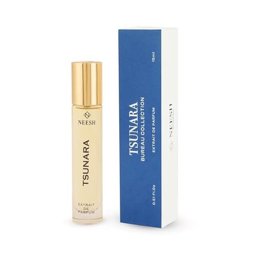 NEESH Tsunara Extrait de Parfum 15ml, Luxury Unisex Fragrance, Marine & Woody Notes, High-Concentration Perfume, Premium Scent for Men & Women