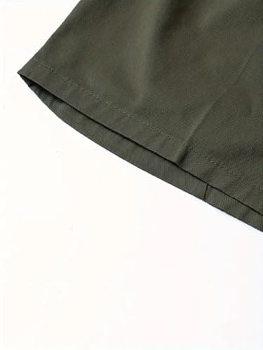 Men shorts || Men shorts cotton || Men shorts casual (Short-19-Olivegreen-L) 4
