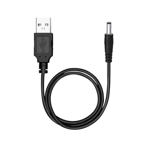 Villcron USB to DC 5V Power Cable 5.5x2.1mm Barrel Connector 1.25 Meter Charging Cord for WiFi Router, LED Strip, CCTV Camera, Mini Fan & DIY Electronics (1)