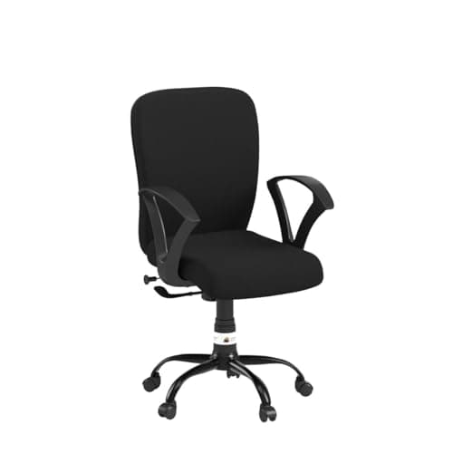 Green Soul Seoul X Office Chair, Mid Back Fabric Ergonomic Home Office Desk Chair with Comfortable & Spacious Seat, Rocking-tilt Mechanism & Heavy Duty Metal Base (Black) 5