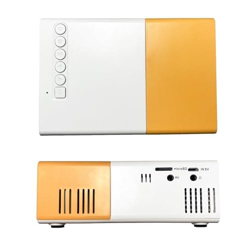Portable mini projector LED micro projector home party meeting theater projector 4