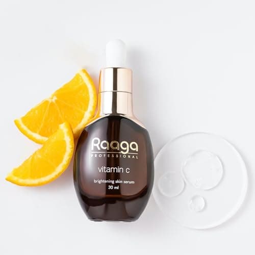 Raaga Professional Brightening Serum with Vitamin C and Niacinamide | Unlock Luminous Glow | Paraben-Free, Silicone-Free, Sulphate-Free | Ideal for All Skin Types