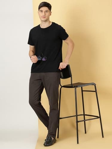 Thomas Scott Men's 100% Cotton Slim Fit Casual Chino Trouser (Grey, 34) 6