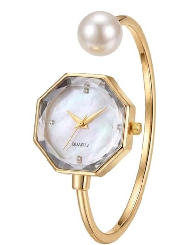 CLEO Be Bold Be You Gold Fashion Wrist Watch for Women | Elegant Bracelet Style Timepiece
