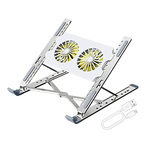 FABLOFT Foldable Laptop Cooling Pad Stand Portable Adjustable for Table with Type C Cable|Computers/Tablets & Networking | Laptop & Desktop Accessories | Laptop Cooling Pads 2