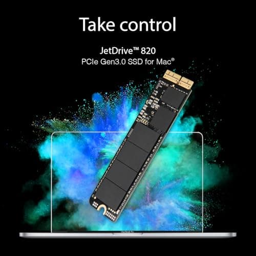 Transcend 240GB JetDrive 820 PCIe Gen3 x 2 Solid State Drive (TS240GJDM820) 3
