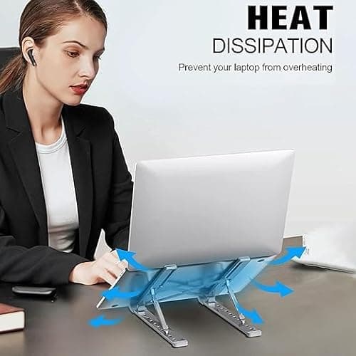 ADEFEX Laptop Accessories 7 Adjustable Metal Laptop Stand,1200 DPI RGB Gaming Mouse with 4 Port LED USB Hub and Large Mouse Pad for Office and Gaming Use -Ideal for Office, Work and Gaming 3