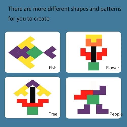 Storio Toys Wooden Russian Blocks Puzzles for Kids Adults, Wood Intelligence Puzzle for Ages 3-8,Wooden Puzzles Brain Teasers Toy Educational Gift for 7-10 Years 4