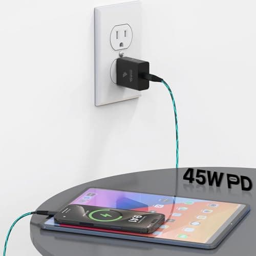 DR VAKU® 45W Samsung Fast Charger Type C PD GaN Travel 45 Watt Adapter for Samsung Galaxy S25 Ultra/S25/S24 Ultra/S24/S23/S23 Ultra/S22 Ultra/Z Fold6/Flip/Tab S10 Ultra/S9 Fe/A9 Plus/A8 5