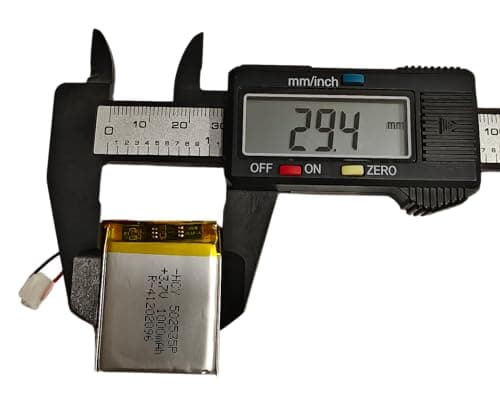 3.7v 1000mAh (Lithium Polymer) Lipo Rechargeable Battery Model 402535P for RC Toys, Bluetooth, DIY, MP3, DVD Player | LiPo Battery | Lithium Polymer Battery 5