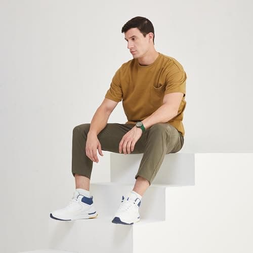 Campus Men's OG-23 PRO Sneakers WHT/R.Slate - 8UK/India 2