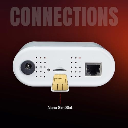 Cofe CF-4G707WF SIM Based 4G Wi-fi and LAN Device - Support All SIM, No Configuration Required, Supports All DVR, CCTVs, IP Cameras, Bio Metric Devices (with Wi-Fi) 2