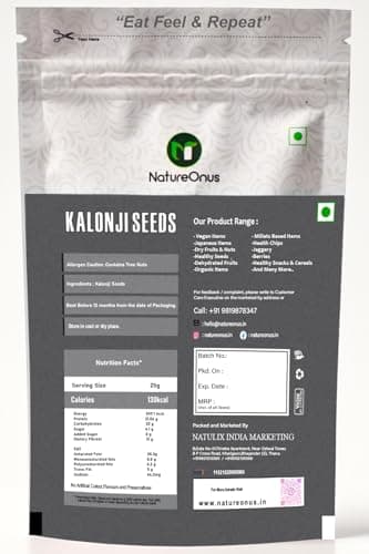 NatureOnus Pack of 12 Raw Seeds for Eating| Chia, Pumpkin, Sunflower, Flax, Watermelon, Halim, Cucumber, Muskmelon, Kalonji, White Sesame, Black Sesame & Basil Seeds |Mix Superfoods for Eating- Combo  2