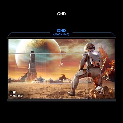 Samsung 32" Odyssey G5 Fast IPS Gaming Monitor|QHD 2560 x 1440|180 Hz|1ms|300nits|HDR10|AMD FreeSync|G-Sync|Ports-DP,HDMI,Headphone|Height-Tilt-Swivel-Pivot Adjustable Stand|LS32FG502EWXXL|Black 2