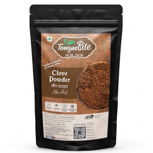 TongueBite Clove Powder 50g, Laung Lavang Powder for Indian Cooking, Biryani, Curries, Tea, Masala and Tadka