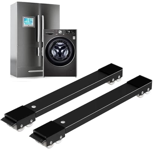 DRANZ Furniture Lifter and Mover Tool Set with Wheels, Heavy Duty Furniture & Appliance Moving Rollers, Bed Lifter Tool, Fridge Slider, Easy Shifting for Sofa, Table, Cupboard, Washing Machine (White)