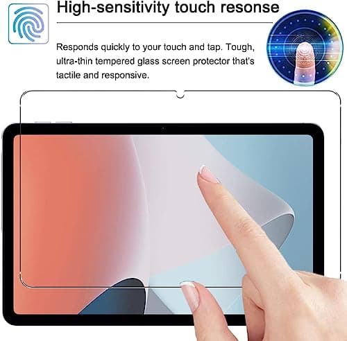 VERTUS® Premium Tempered Glass Screen Protector for Oppo Pad Air (10.36) Inch Tablet (Transparent) 4
