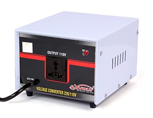 Axvolt Crysta 1500 Watt Step Down Voltage Converter | 220V–240V to 110V–120V Heavy Duty Transformer | Use USA, Canada & Japan Appliances in India | Universal Socket | 2-Year Warranty