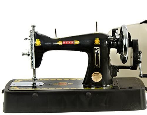USHA Bandhan Composite Manual Sewing Machine With Cover, Black 2