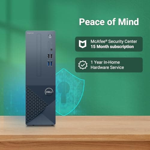 Dell Inspiron 3020S Desktop,Intel 13Th Gen Core I5-13400 Processor,8Gb,512Gb,Wired Keyboard + Mouse,Win 11 + Mso'21,Black Color,1 Year Onsite Hardware Service,15 Month Mcafee Antivirus-Windows 11 Home 5