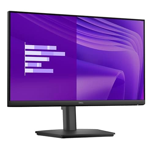 Dell E2425HSM 23.8 inch FHD Monitor|IPS Panel|Dual Speakers|5ms| 100Hz Refresh| 1000:1 Contrast | 250 cd/m2 |Ports: 1 HDMI, 1 DP 1.2, 1 VGA|TÜV Rheinland 3-Star Eye Comfort | Height Tilt Swivel Pivot 2