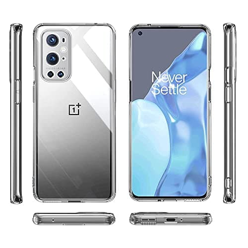 JGD PRODUCTS for OnePlus 9 Pro Premium Transparent Hybrid Soft Slim Dust Proof Plastic Back Case Cover with Camera Protection 2
