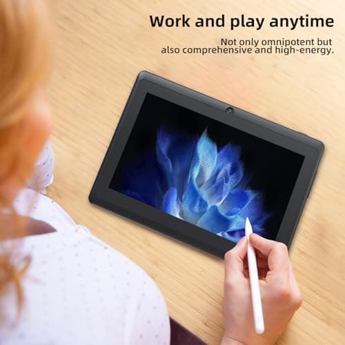 7 inch Tablet, Android 12 Tablet PC, 32GB Storage 4GB RAM Tablets Quad Core Processor Android Tablet PC 2MP+5MP Dual Camera 3000mAh Battery, WiFi Bluetooth 7 inch LED IPS compatible Computer Tablets. 5