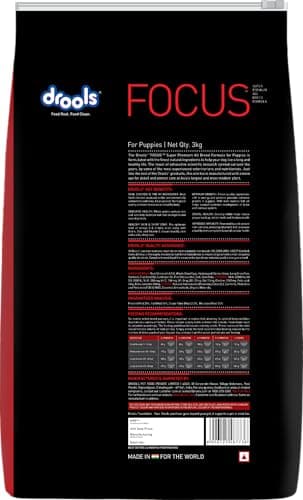 Drools Focus Puppy Super Premium Dog Food, 3kg 2