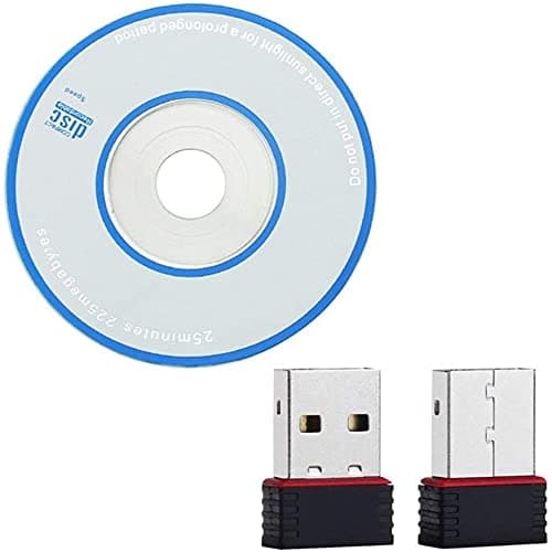 Laptrix Mini USB WiFi Adapter for pc, Wireless USB WiFi dongle 802.11N, Ideal for Smooth HD Video Portable Internet Adapter for PC, Desktop and Laptop, Supports Windows 11/10/8.1/8/7/XP 2