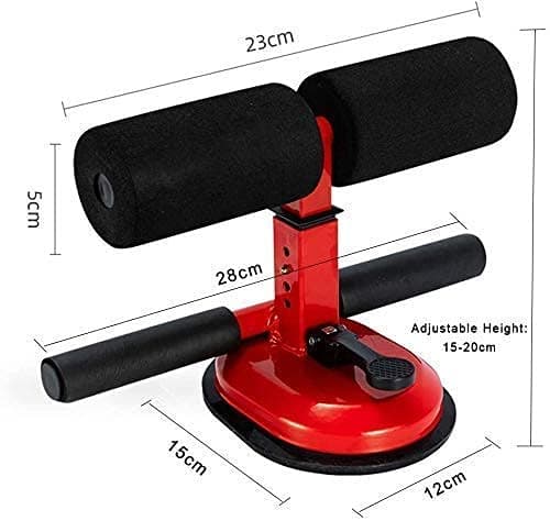 SILENCIO Sit-Up Bar With Foam Handle and Rubber Suction Seat Up Fitness Equipment Sit-ups and Push-ups Assistant Device For Weight Lose Gym Workout Abdominal Curl Exercise Work Out Trainer (Pack of 1) 6