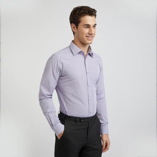 Raymond Medium Violet Shirt (Size: 42)-RMSX11666-V5 2