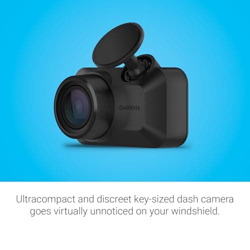 Garmin Dash Cam™ Mini 3, Ultracompact 1080p HD Dash Cam with a 140-degree Field of View, Built in Clarity™ Polarizer, Voice Controlled, Automatic Recording 5
