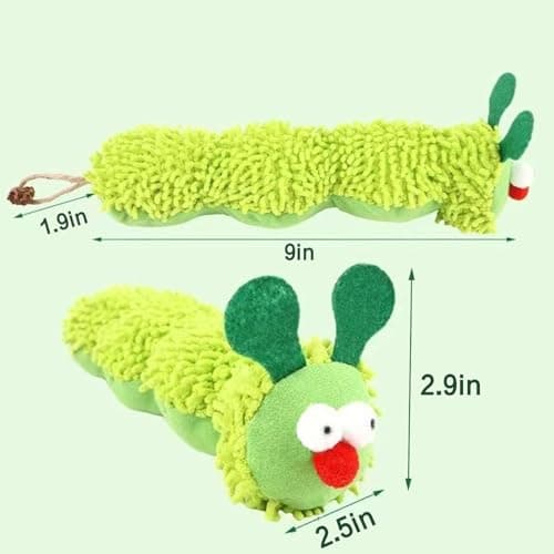 Sichumaria Cat Toys,Catnip Toys for Cats,Caterpillar Cat Toy for Indoor Cats, Chew Toy for Dental Health 2