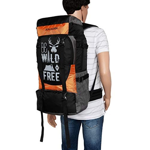 Fur Jaden 55 LTR Rucksack Travel Backpack Bag for Trekking, Hiking with Shoe Compartment, Multicolor 2
