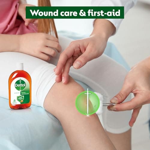 Dettol Antiseptic Liquid for First Aid, Surface Disinfection and Personal Hygiene, 1300ml 4