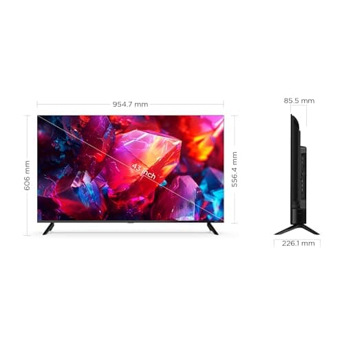 BLACK+DECKER 109 cm (43 inches) A1 Series 4K Ultra HD LED Smart Google TV BXTVGU43UD2875ATIN (Black) 3