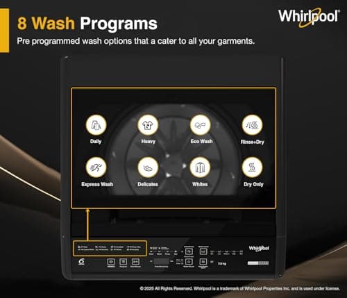 Whirlpool 7 kg Magic Clean 5 Star Fully Automatic Top Load Washing Machine Grey (MAGIC CLEAN 7.0 GENX GREY 5YMW) 5