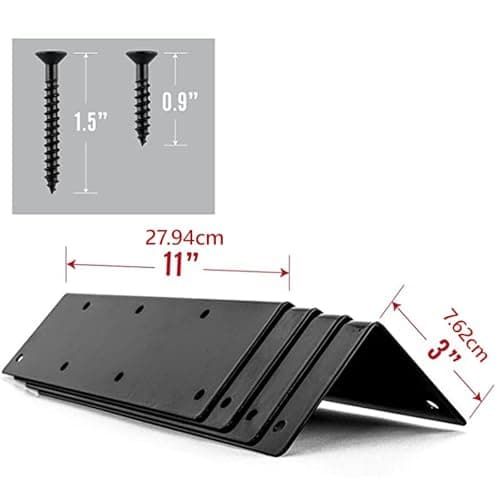 ATORSE Raised Garden Bed Corner Brackets for Vegetable Planter Garden 4 Pieces 4